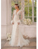 Ivory Beaded Lace Tulle Luxury Wedding Dress Ivory Beaded Lace Tulle Luxury Wedding Dress